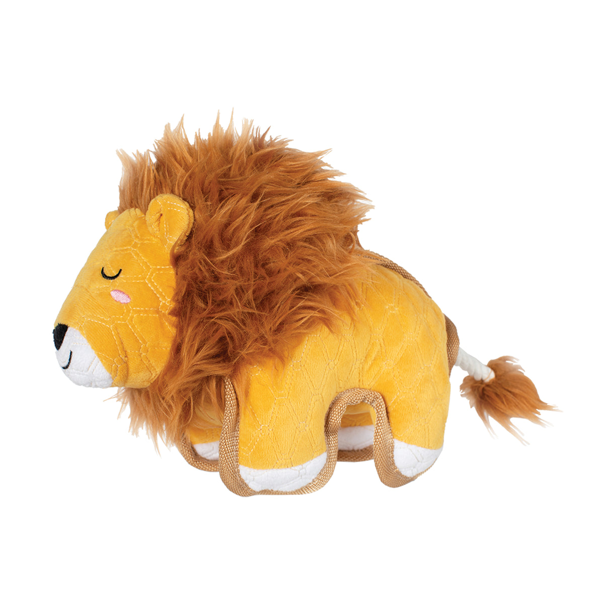 Mane-ly Just Roaring Durable Plush Dog Toy