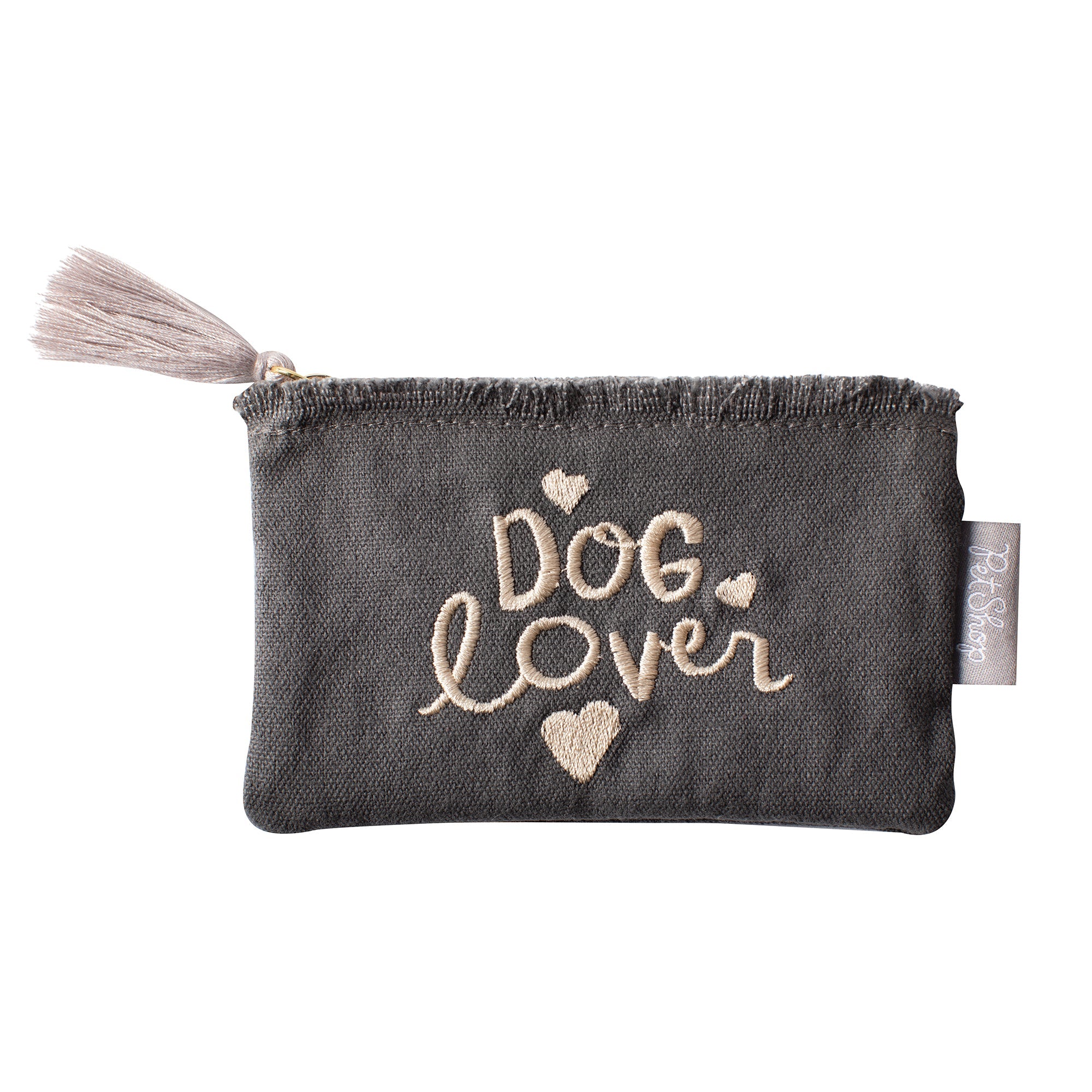 Dog Lover Canvas Coin Pouch
