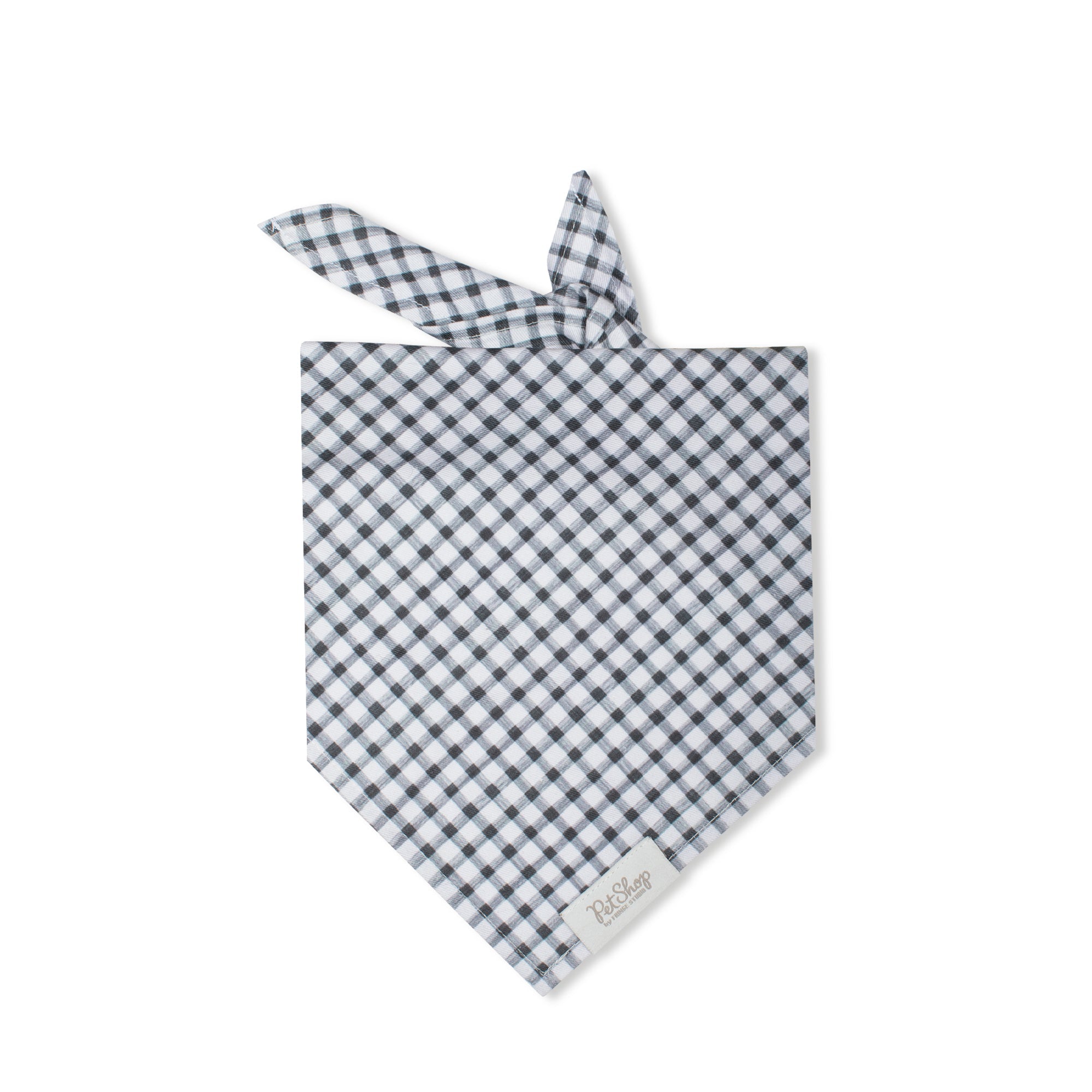 Painted Gingham Bandana