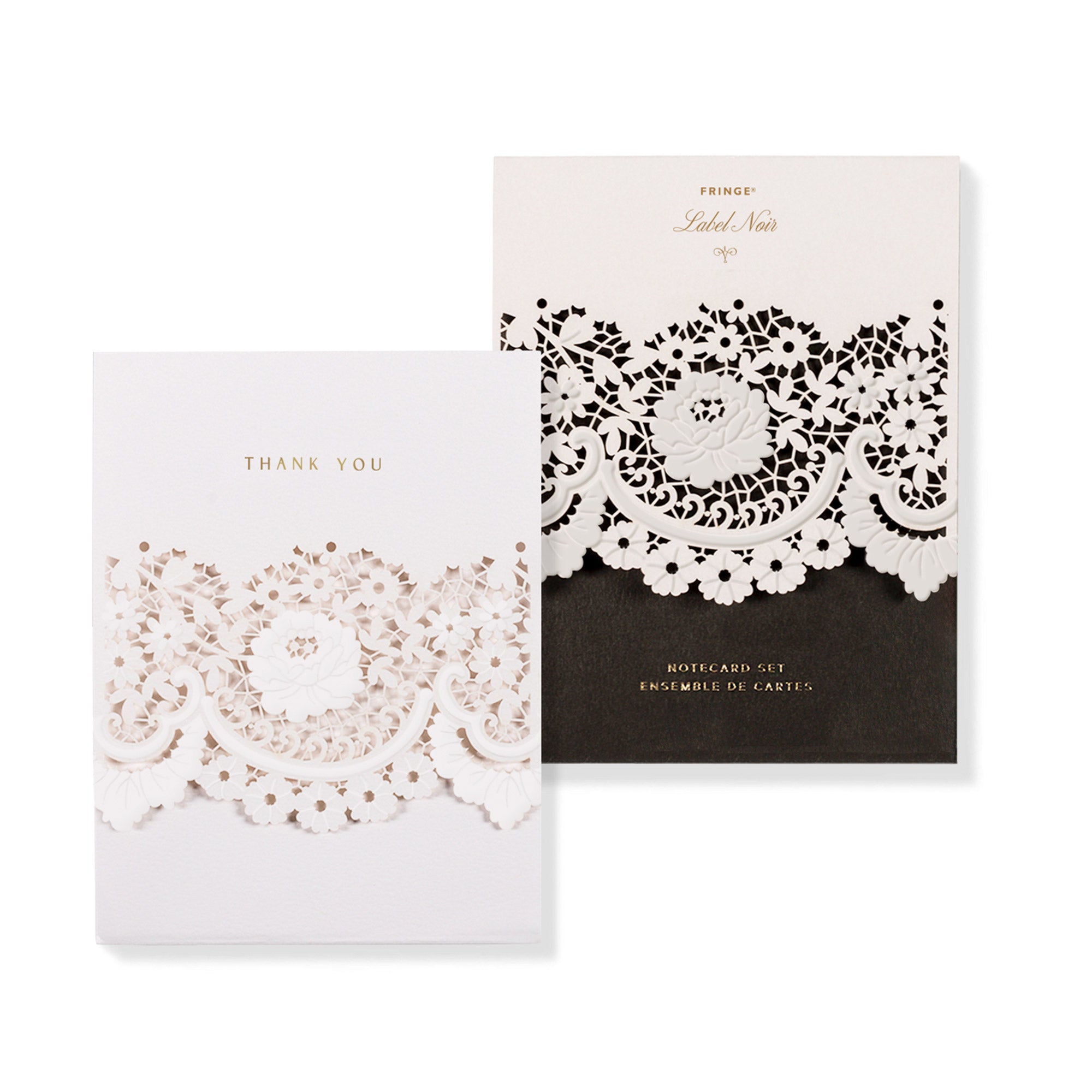 Noir Lace Notecards