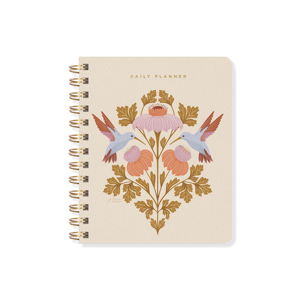 JT HUMMINGBIRDS NONDATED DAILY PLANNER Fringe Studio