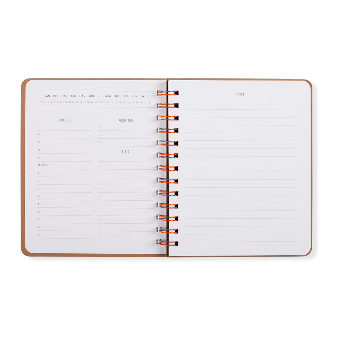 Utility Daily Non-Dated Planner
