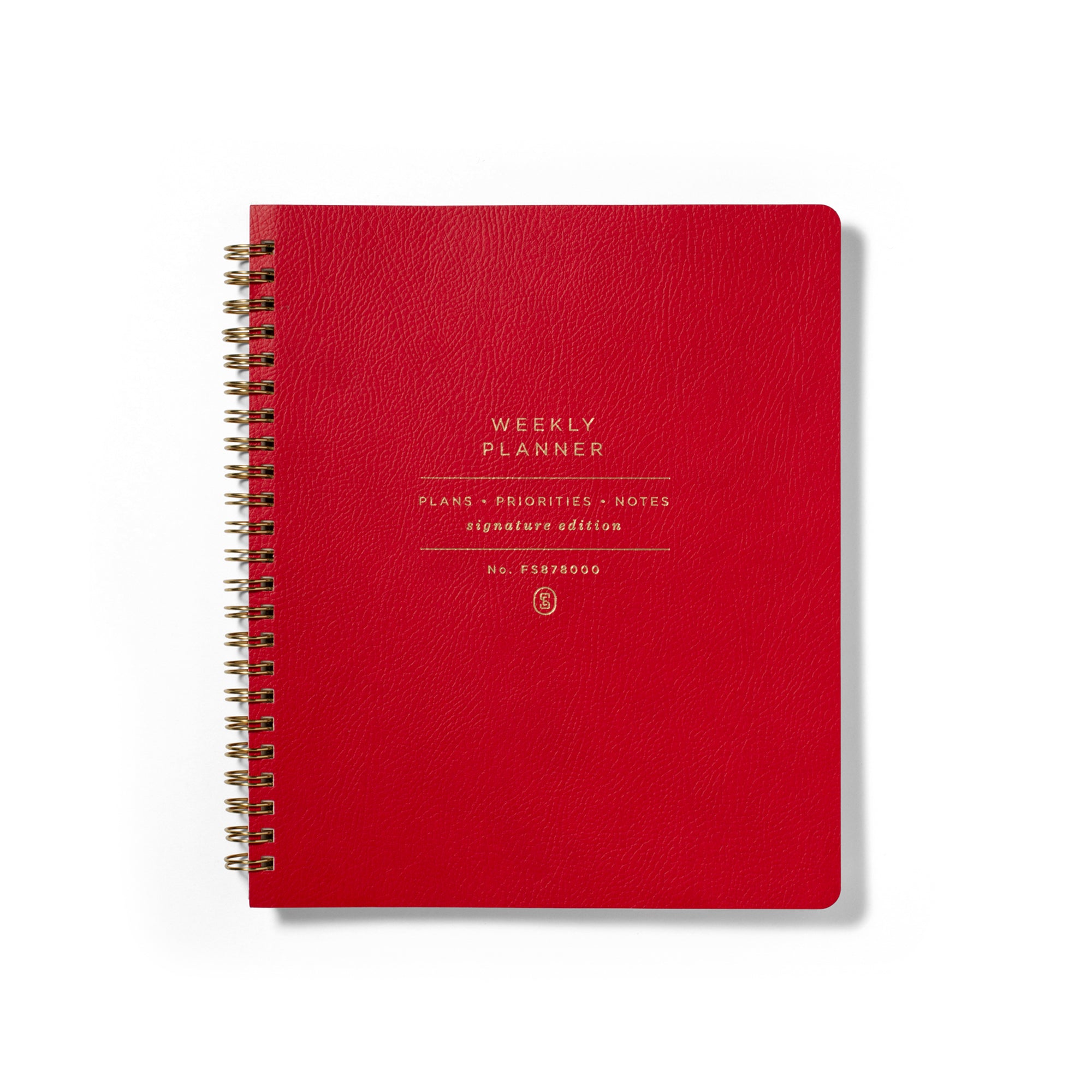 SE Standard Tomato Red Weekly Planner