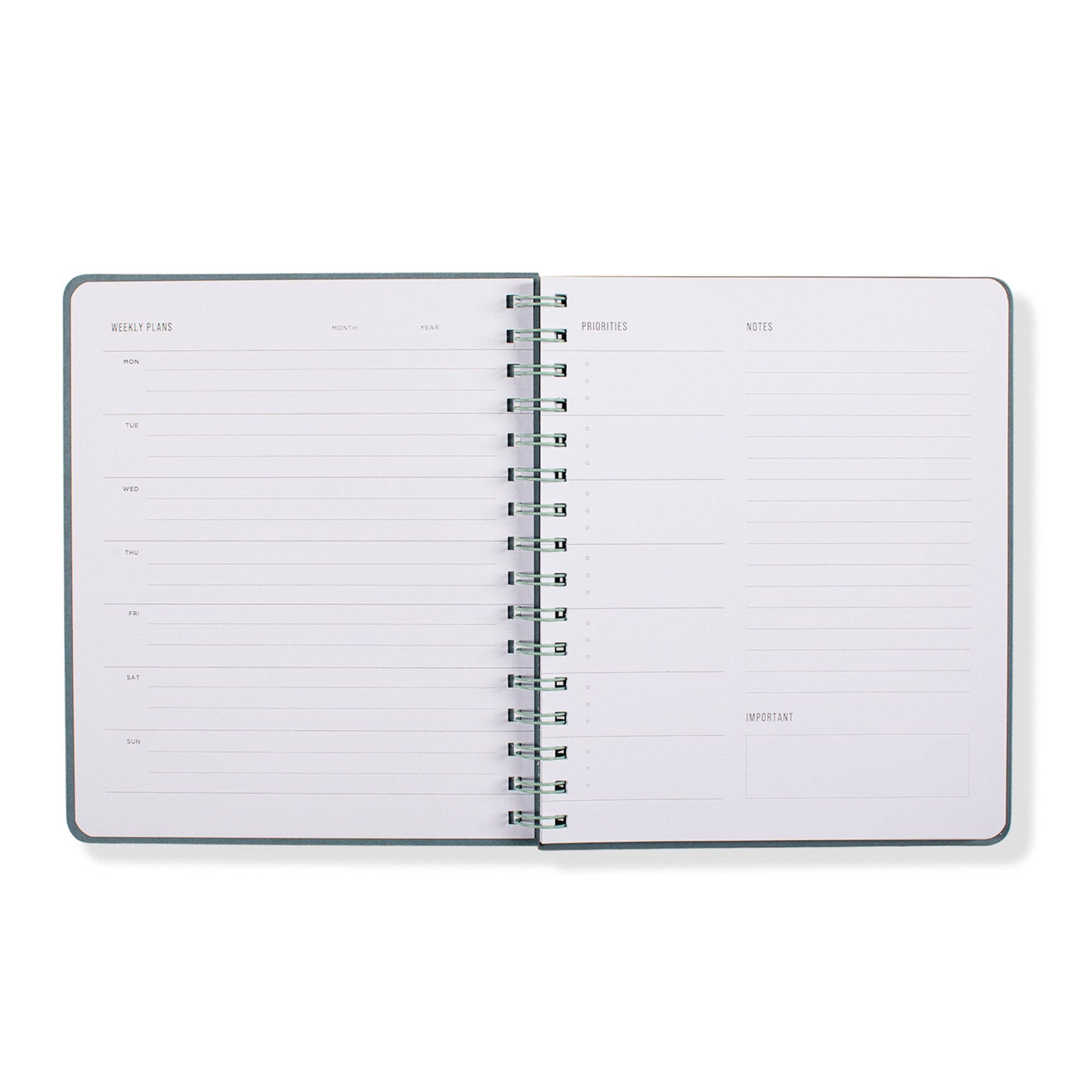 Utility Weekly Non-Dated Planner