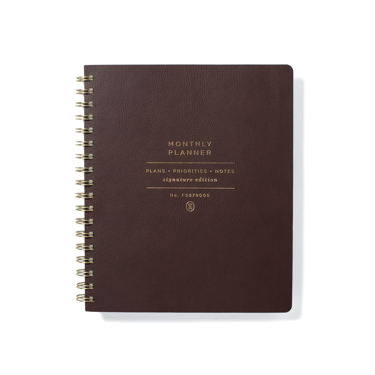 SE Standard Espresso Monthly Planner