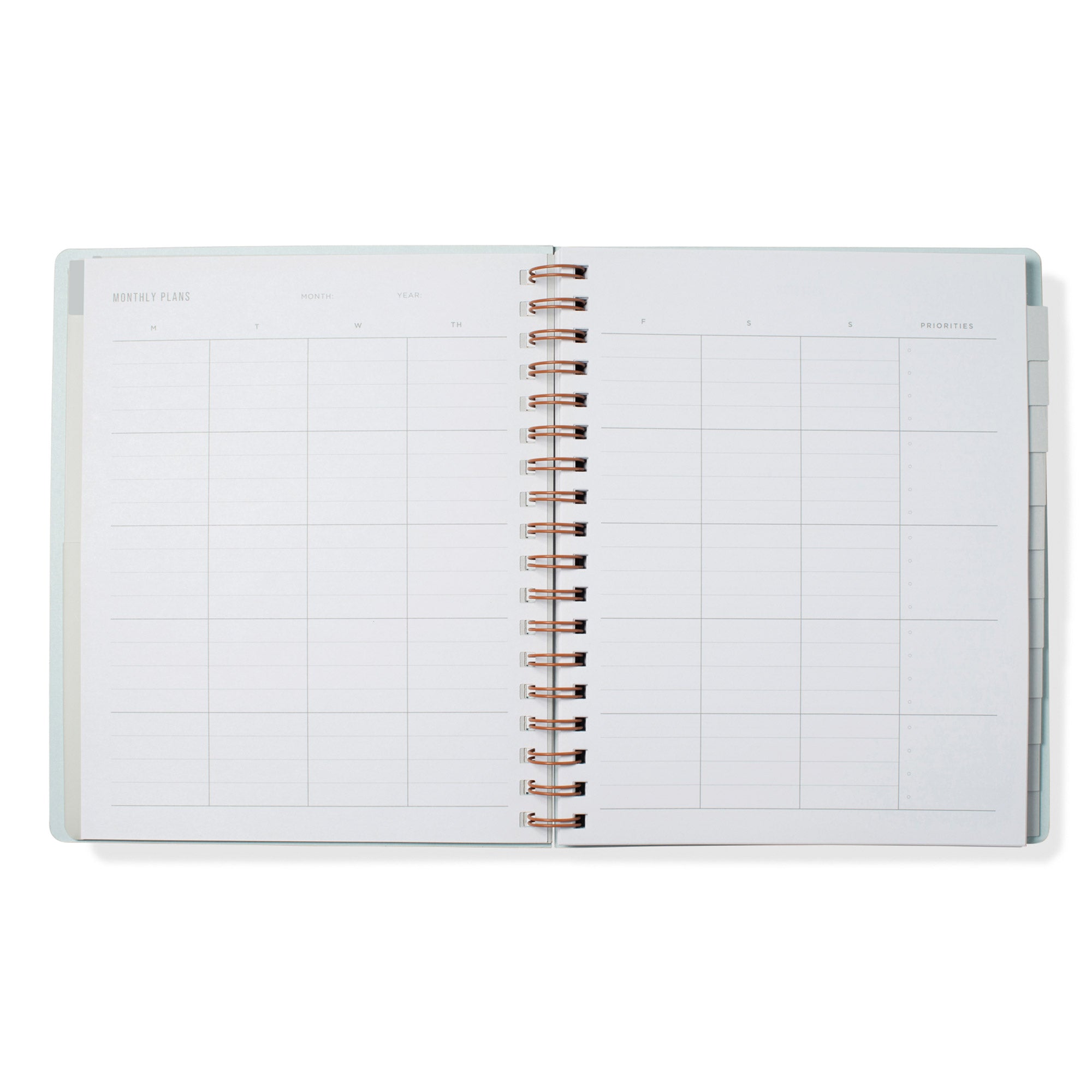 Utility Monthly Non-Dated Planner