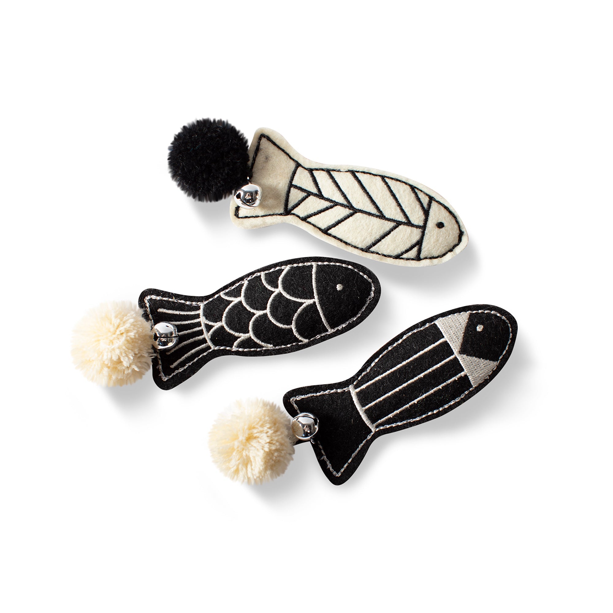 Off The Scales 3pc Mini Felt Cat Toy Set