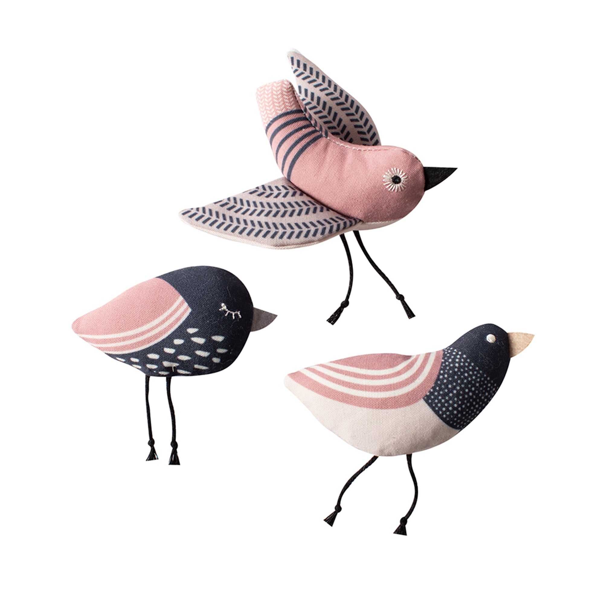 Under My Wings 3pc Mini Canvas Cat Toy Set