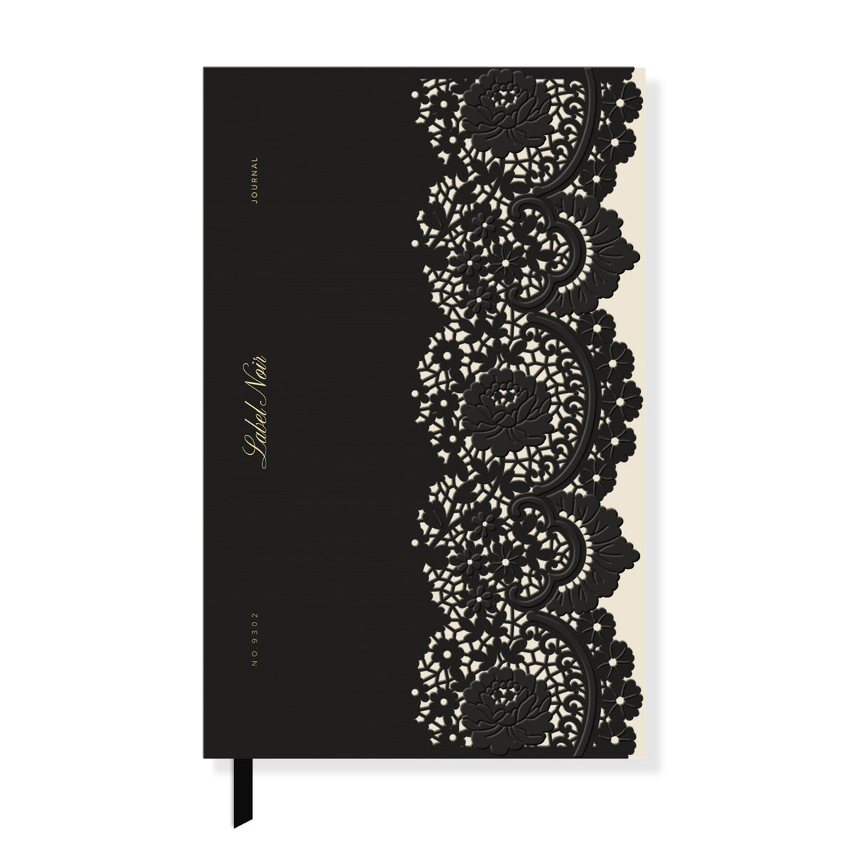 Noir Lace Slim Journal