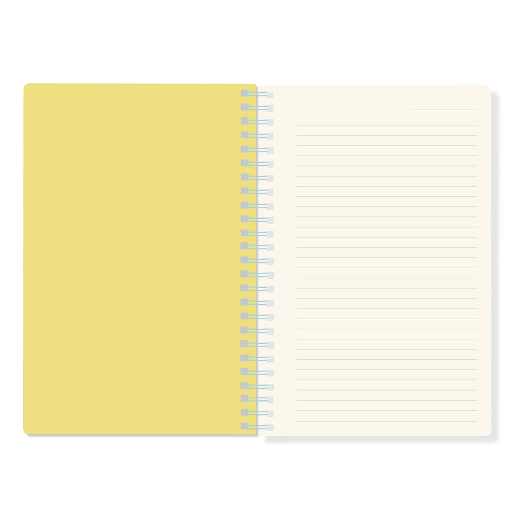 Mod Paisley Slim Paperback Spiral Journal
