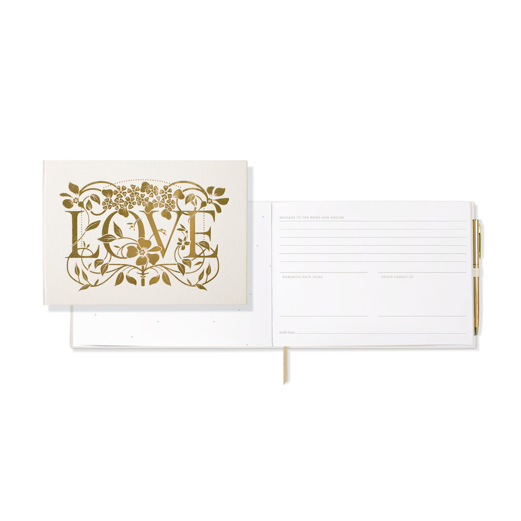 Deco Floral Love Guest Book
