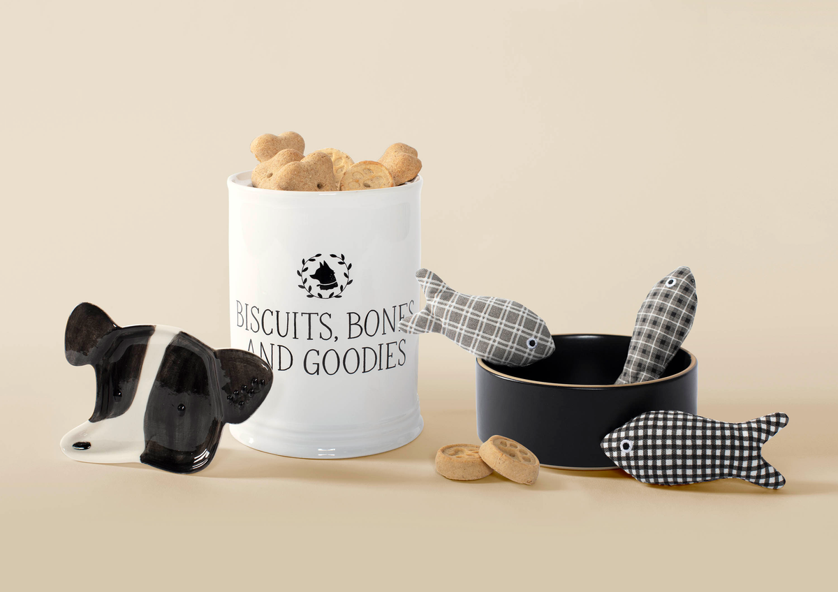 Minimal Deep Charcoal Pet Bowl