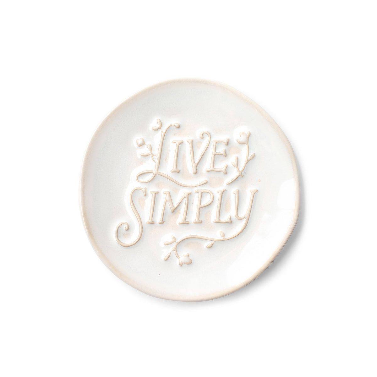 Live Simply Round Tray