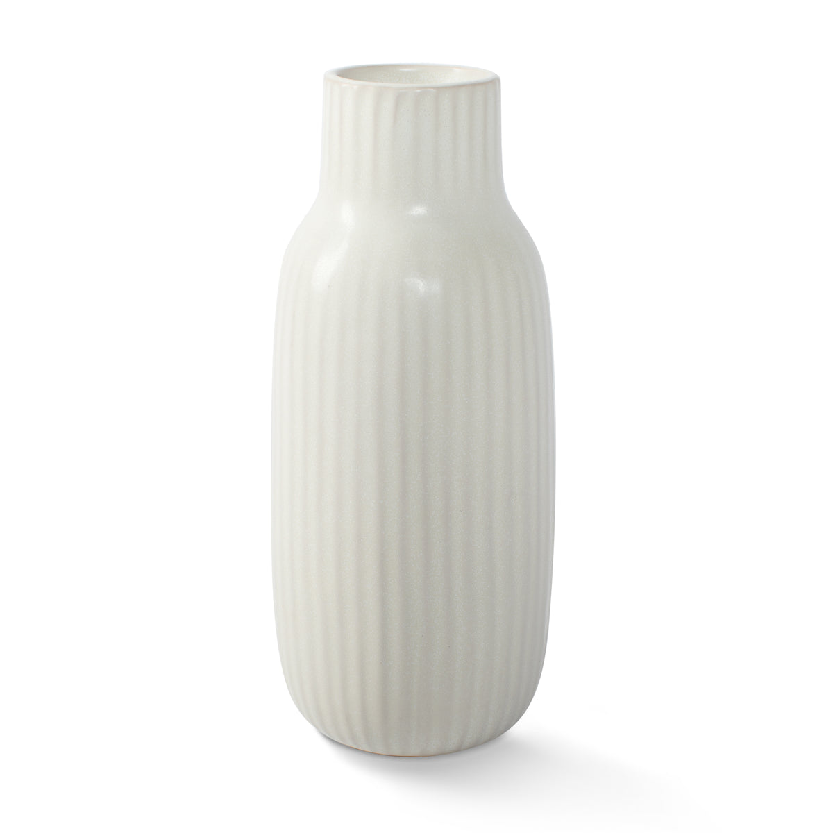 River Ribbed Slender Vase