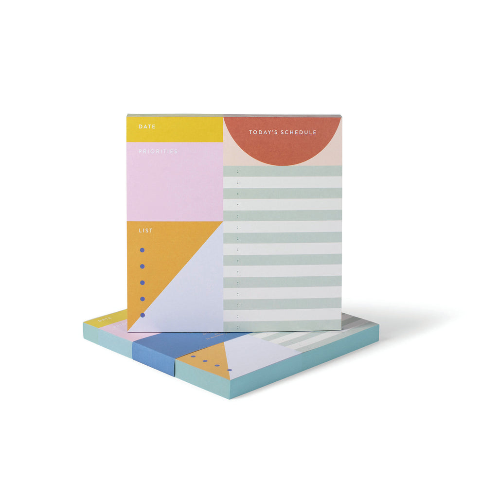 COLOR BLOCK SQUARE DESK PAD