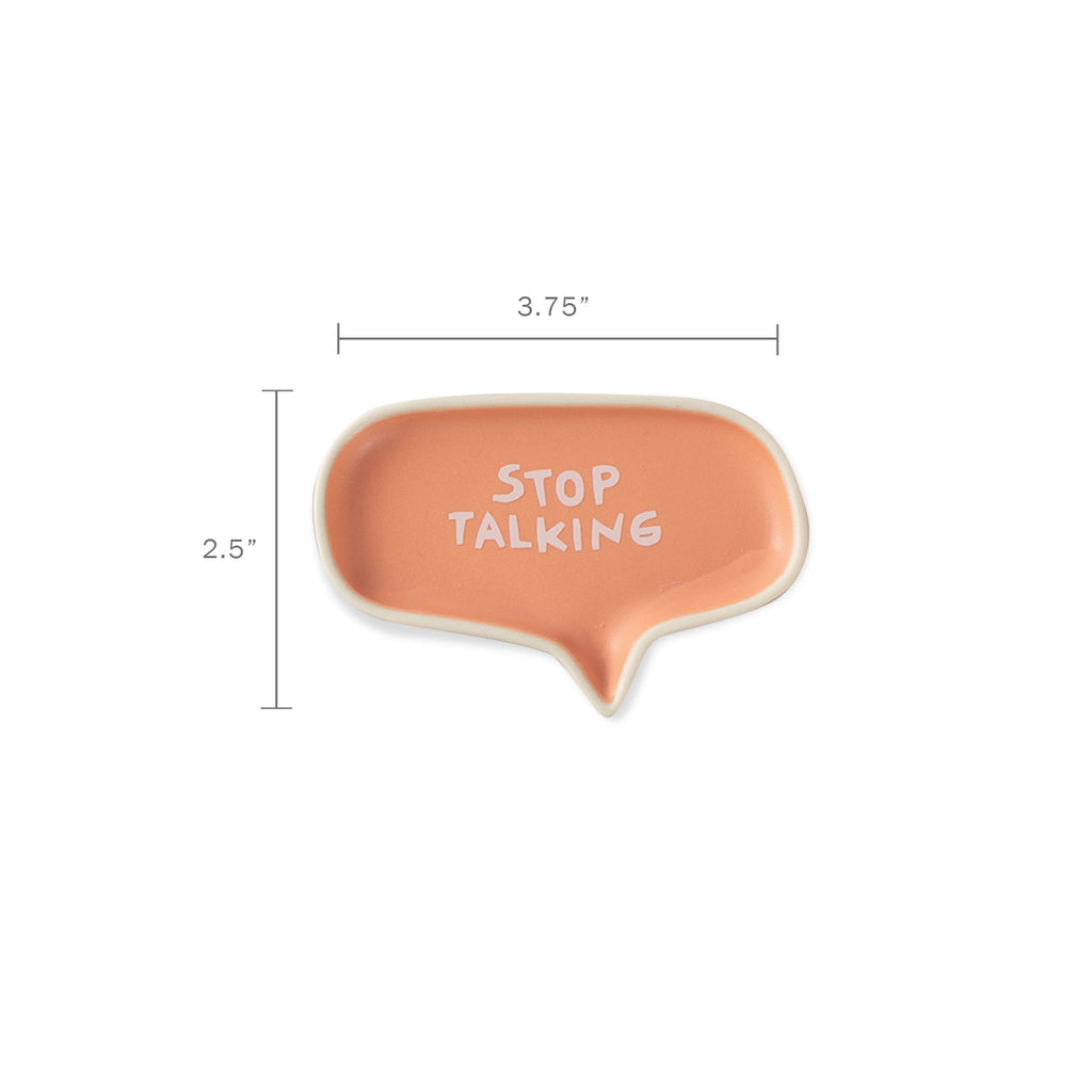 MR STOP TALKING WORD BUBBLE TRAY