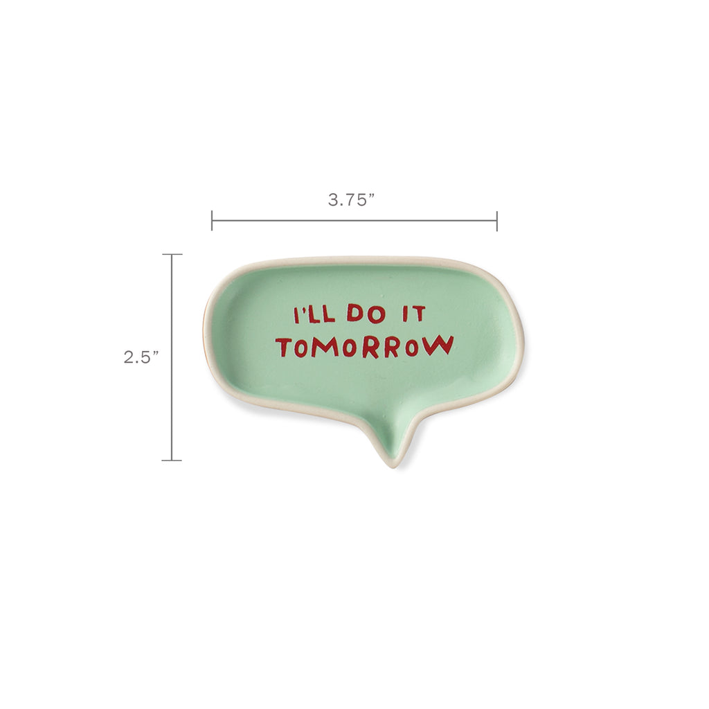 MR DO IT TOMORROW WORD BUBBLE TRAY