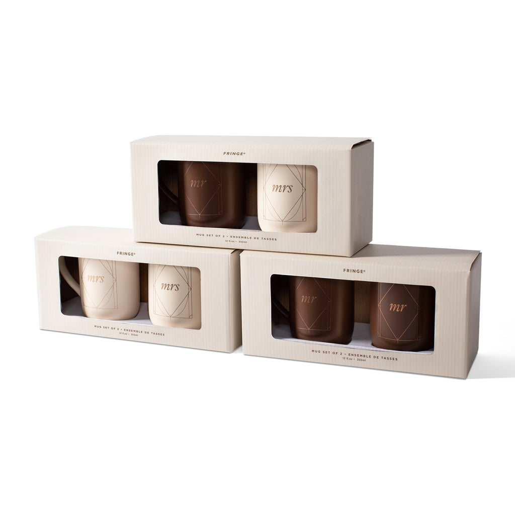 Geo Mr & Mr Mug Set