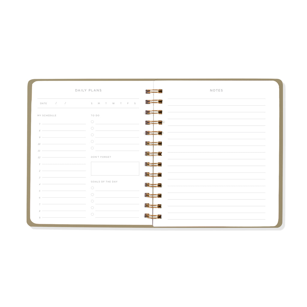 Standard Black Non-Dated Daily Planner
