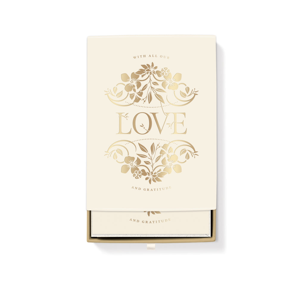 Deco Floral Love Notecard Set