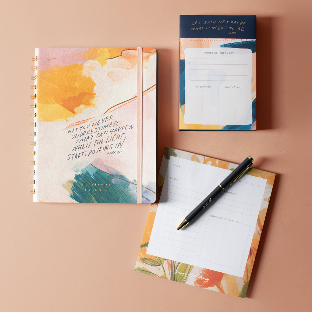 Mhn Floral Tiered Notepad Set