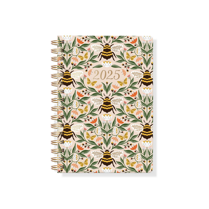 JT BEE FLORAL 2025 17 MONTH DATED PLANNER