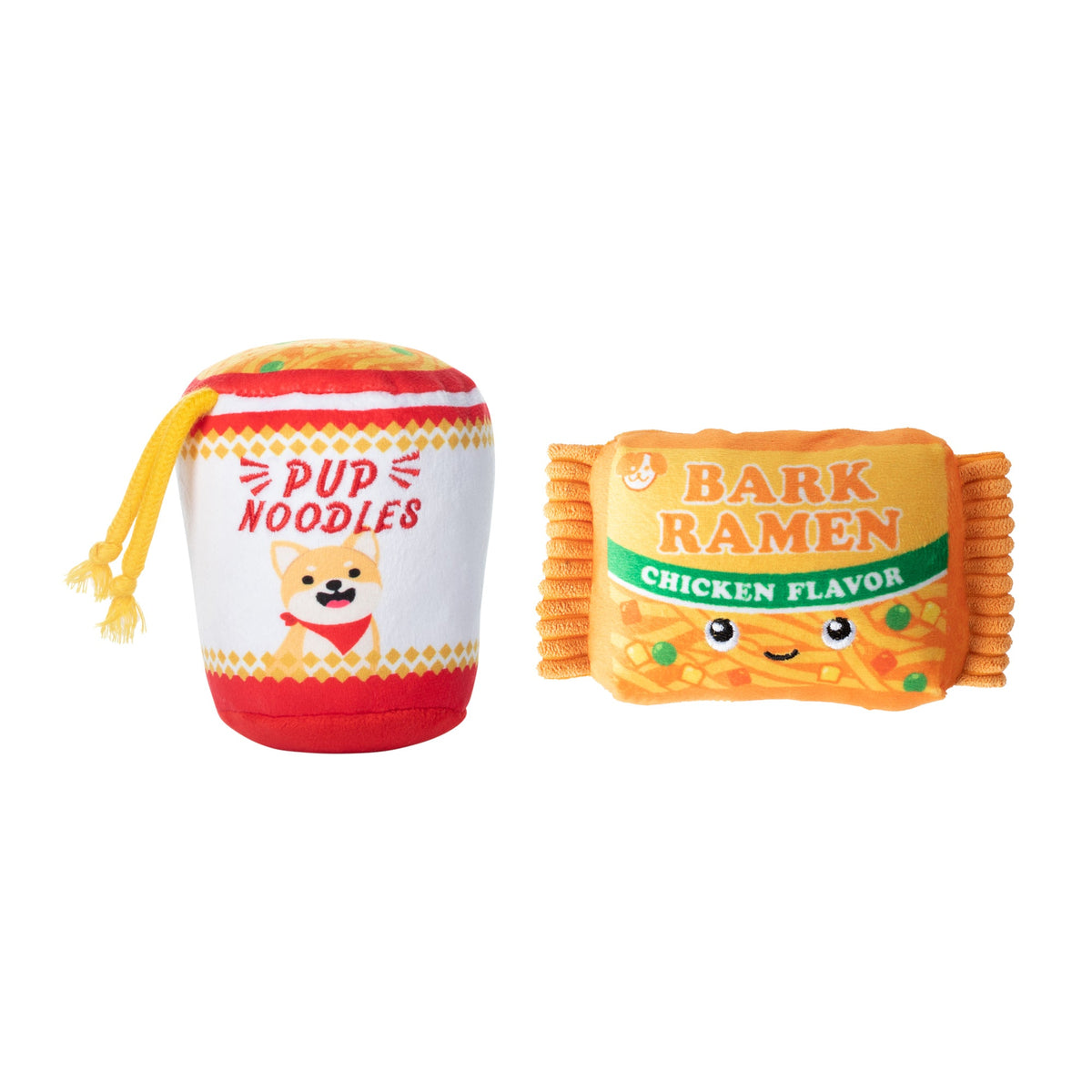 Nothin' But Noodles 2pc Nose Work Plush Dog Toy Set