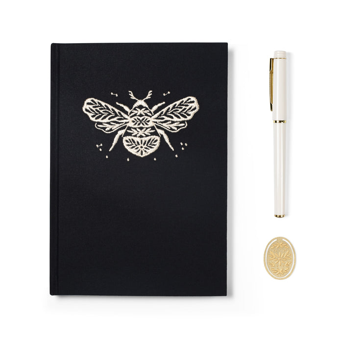 JT EMBROIDERED BEE JOURNAL SET