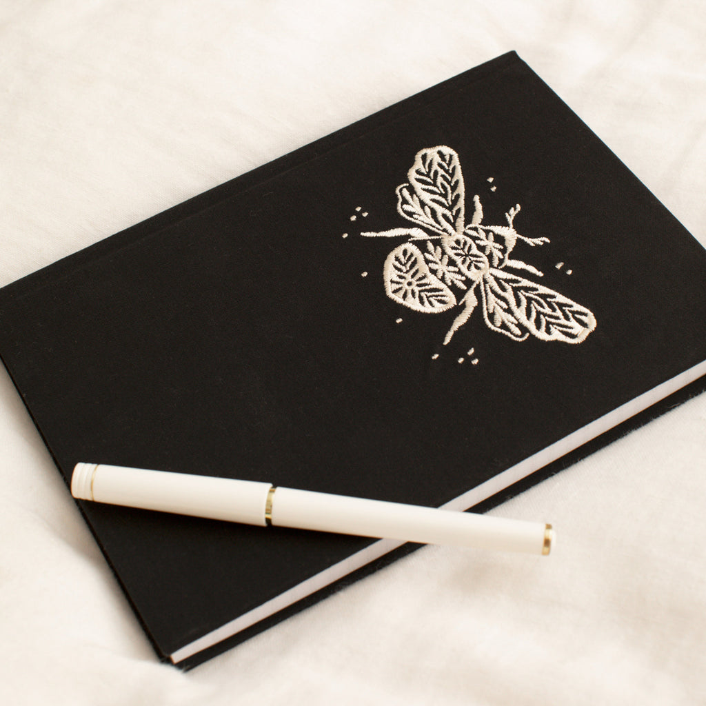 JT EMBROIDERED BEE JOURNAL SET