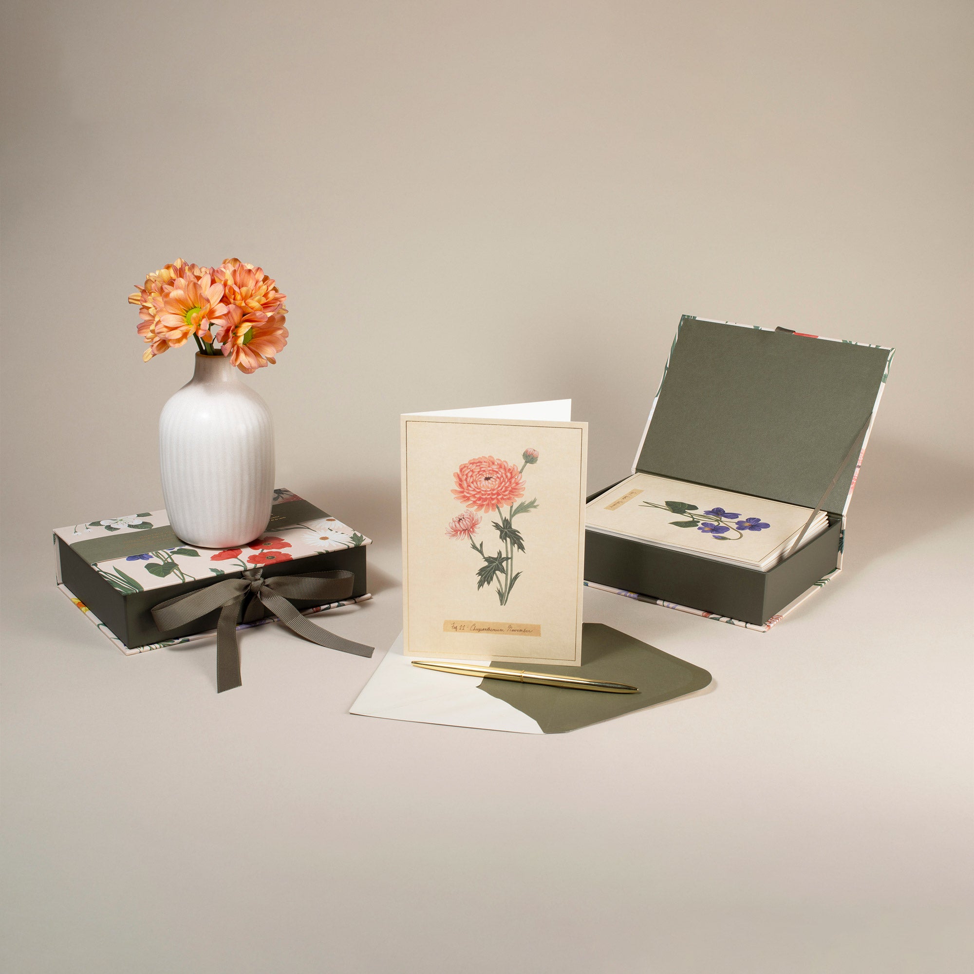 Mg Monthly Florals Assorted Card Set