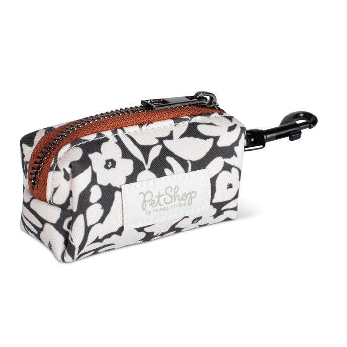 Charcoal Floral Waste Bag Holder