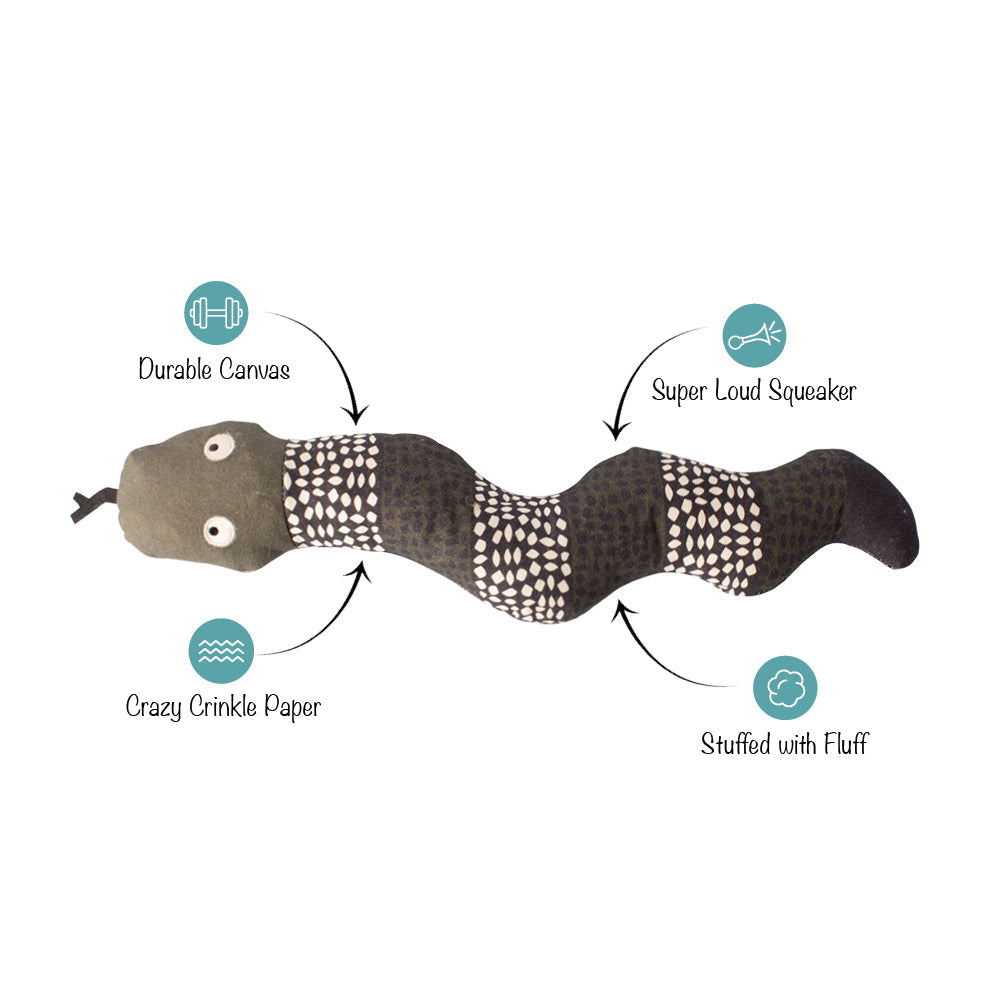 Ssssssup Canvas Dog Toy