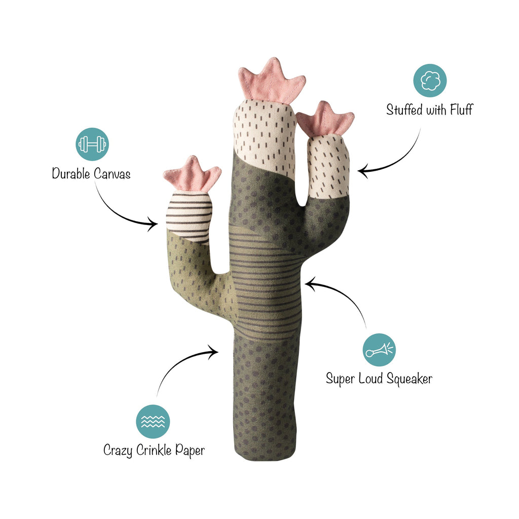 I Can Be A Bit Prickly Canvas Dog Toy
