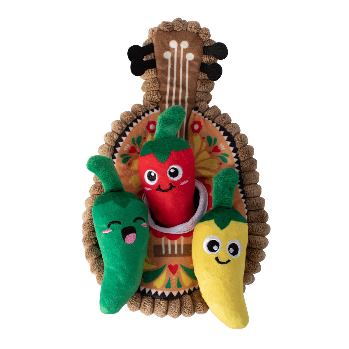Fiesta Till You Siesta Burrow Plush Dog Toy