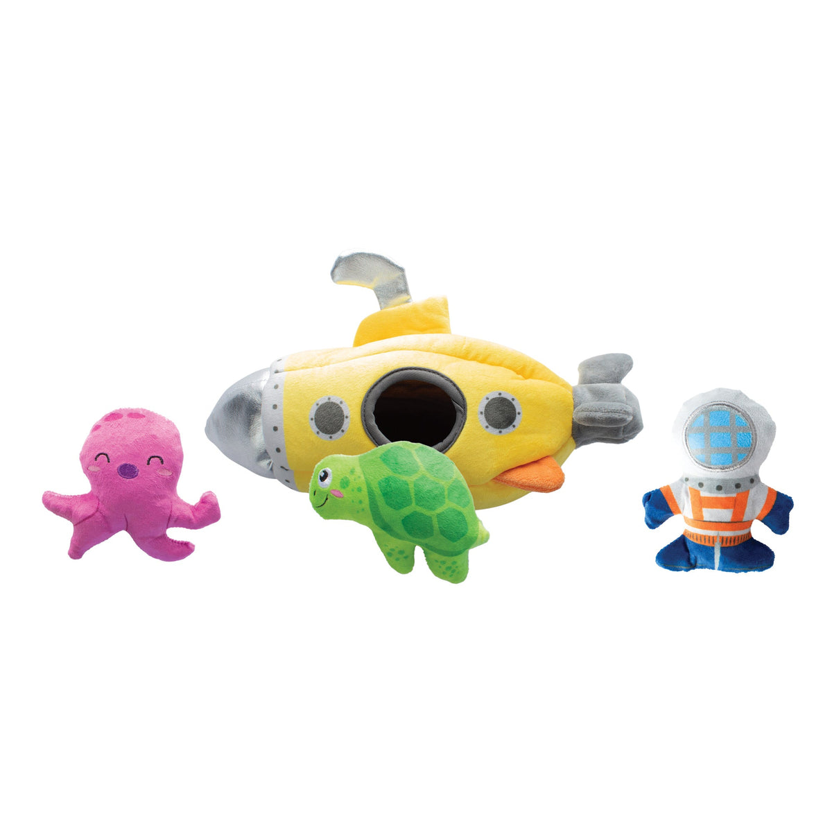 Into The Deep Burrow Plush Dog Toy