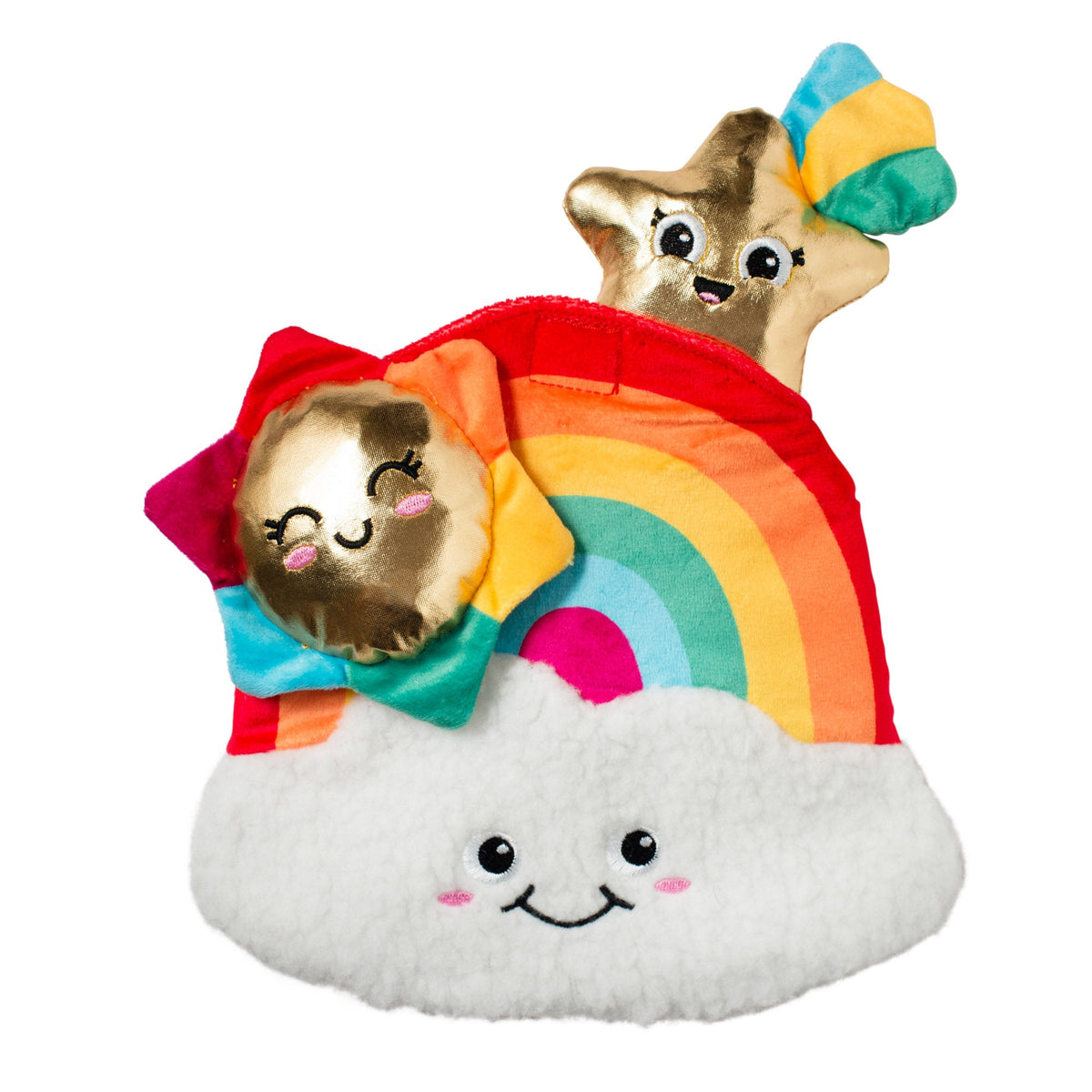 Look On The Bright Side Burrow Plush Dog Toy