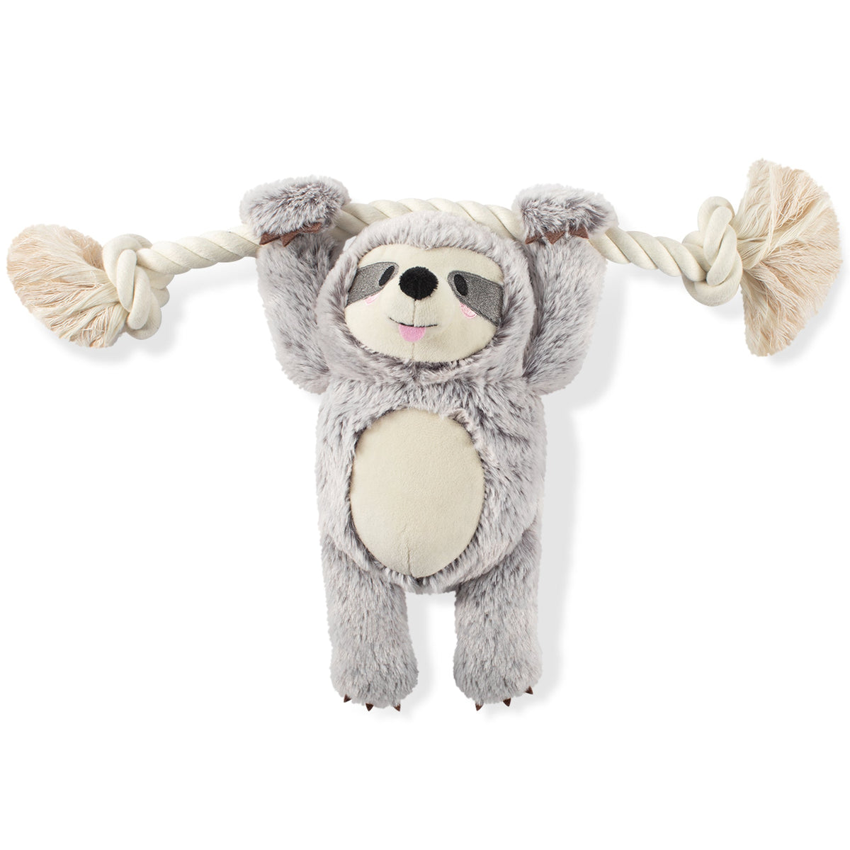 Flor De Bloom Plush Dog Toy With Rope