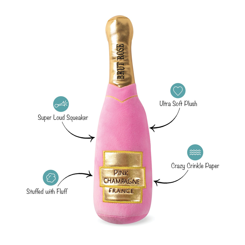 Mutt Rose Champagne Dog Toy