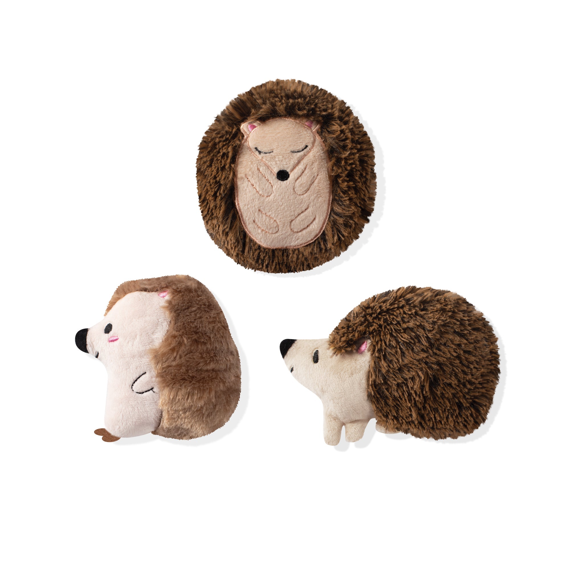 Hedgehugs All Day 3pc Mini Plush Dog Toy Set