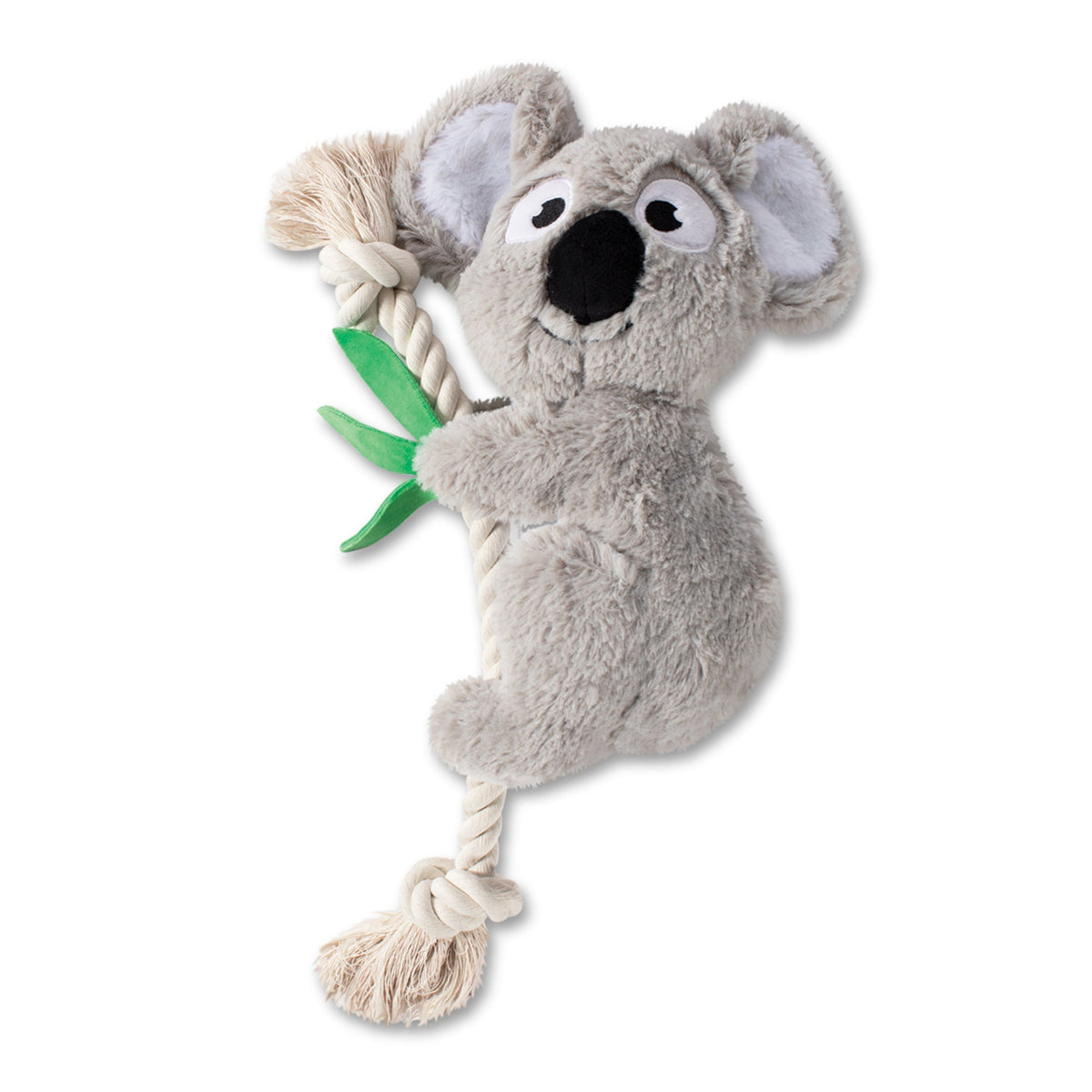 Koa The Koala Plush Dog Toy With Rope