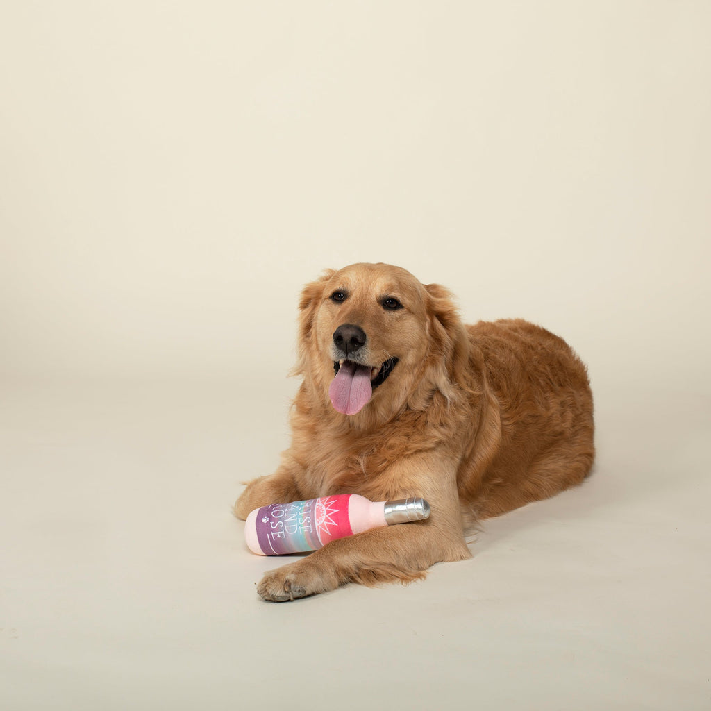 Rise And Rosé Dog Toy