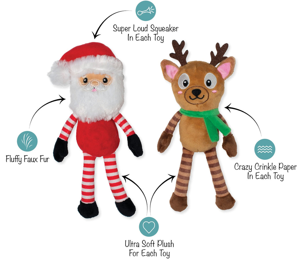 Friends At Frost Sight 2 Pc Dog Toy