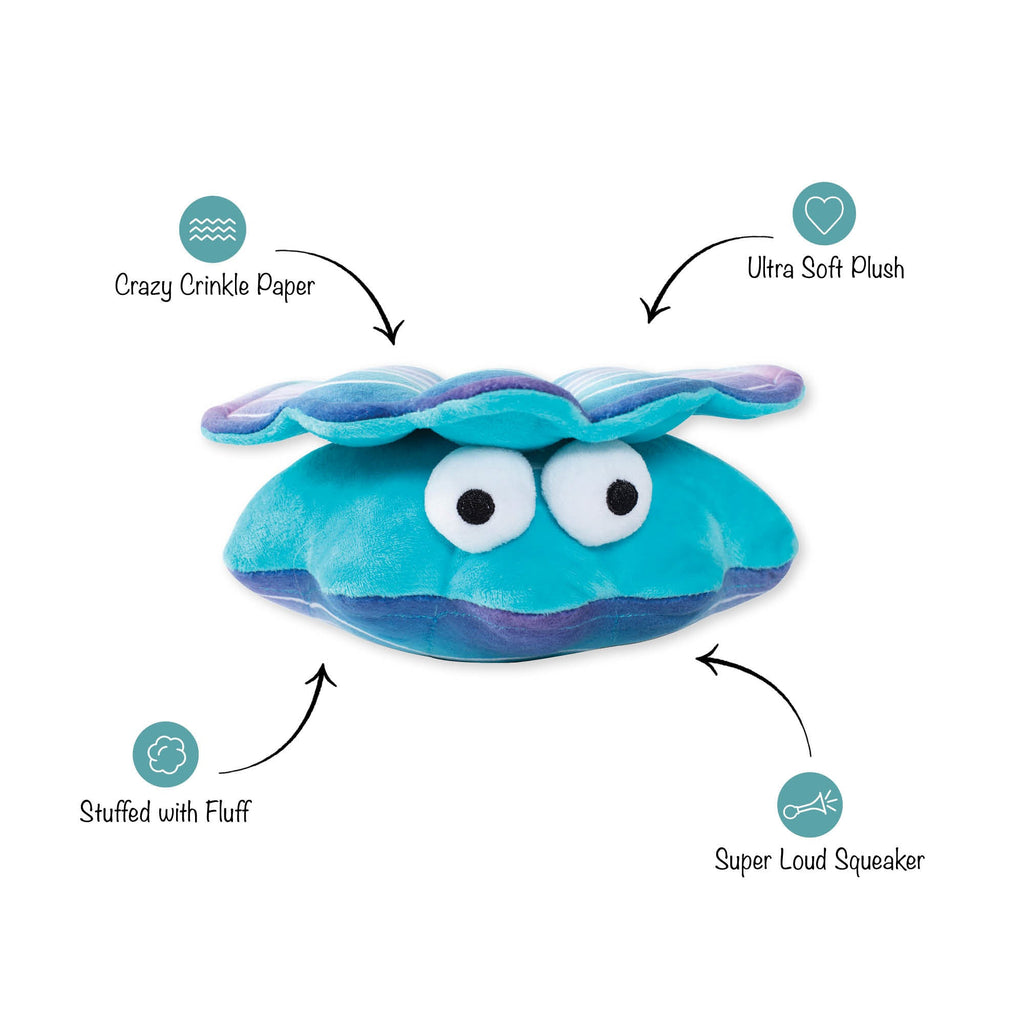 A Bit Clammy Dog Toy