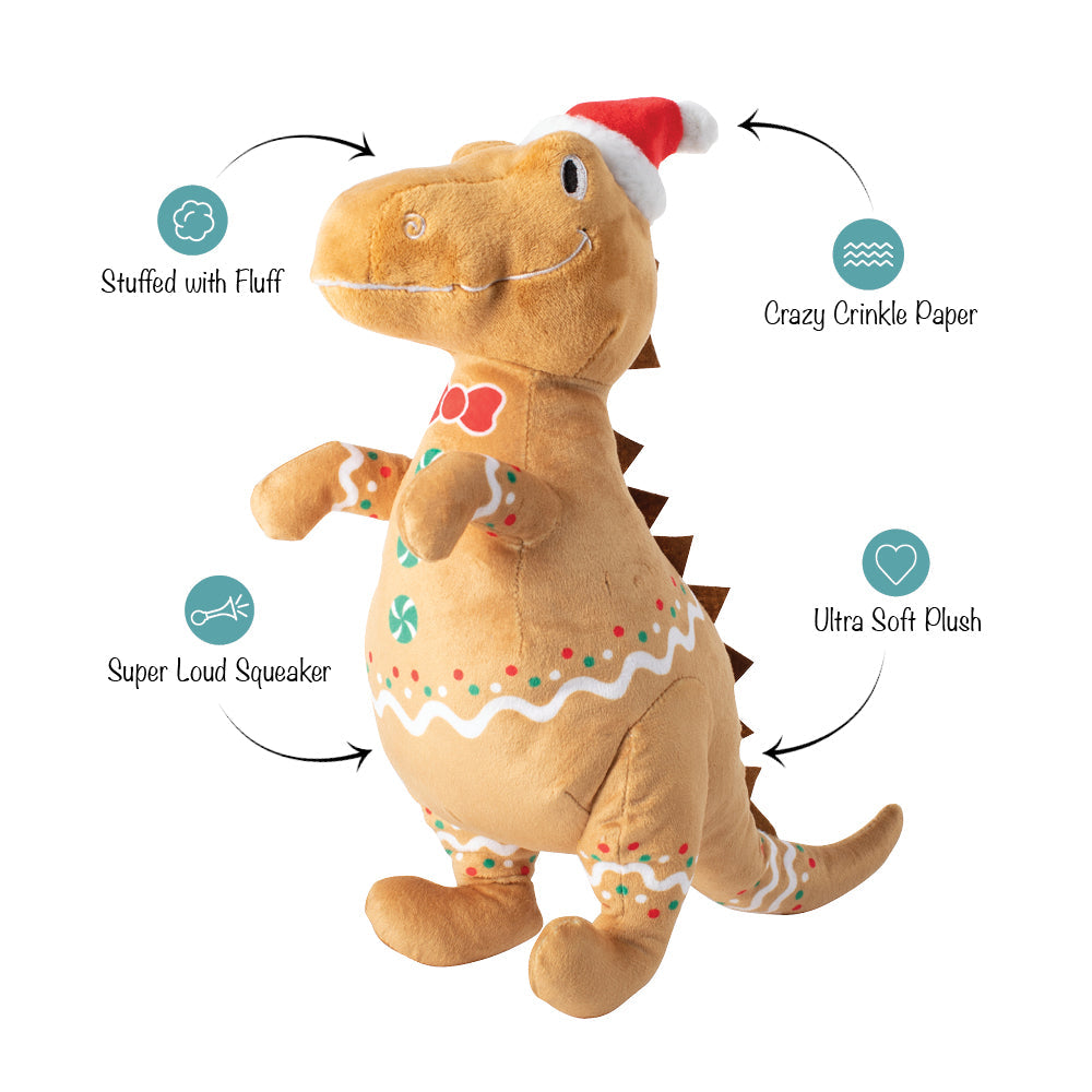 Cookie-Saurus Dog Toy