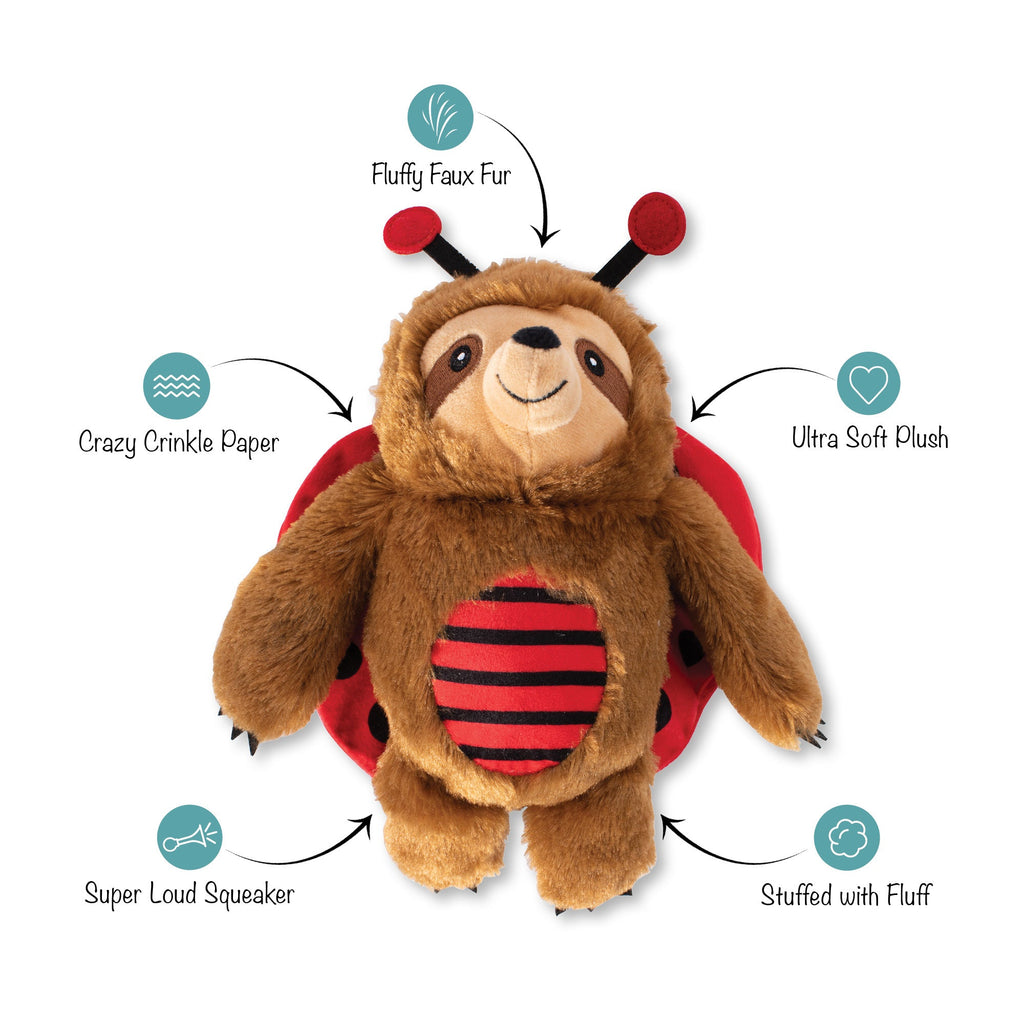 Little Ladybug Plush Dog Toy