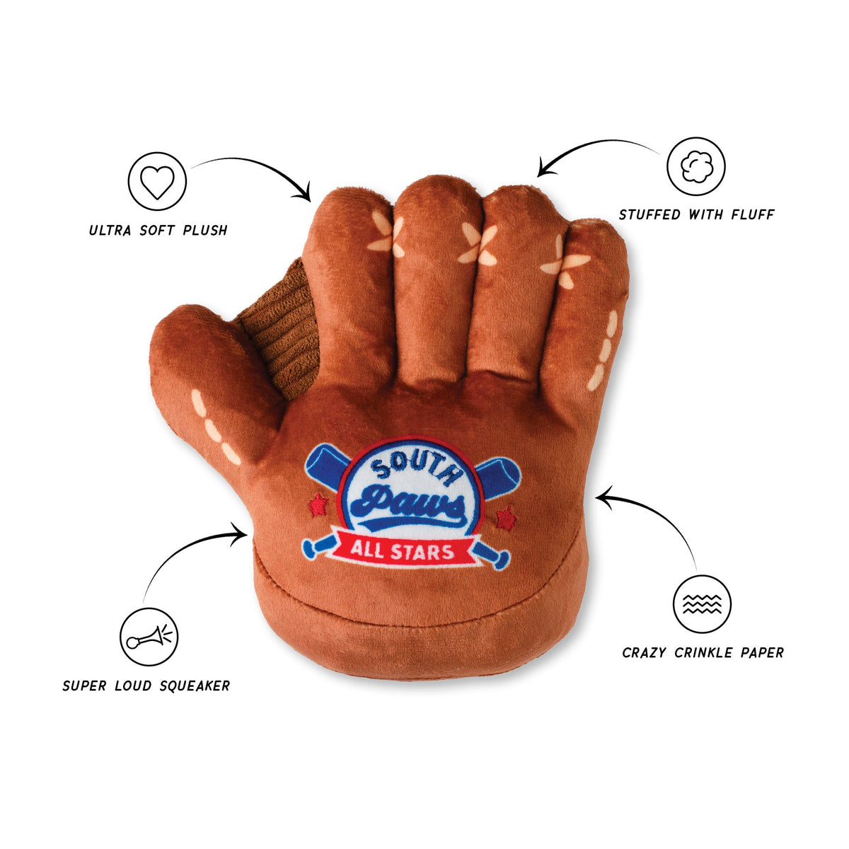 Wagsdale Catch, You're Out Plush Dog Toy