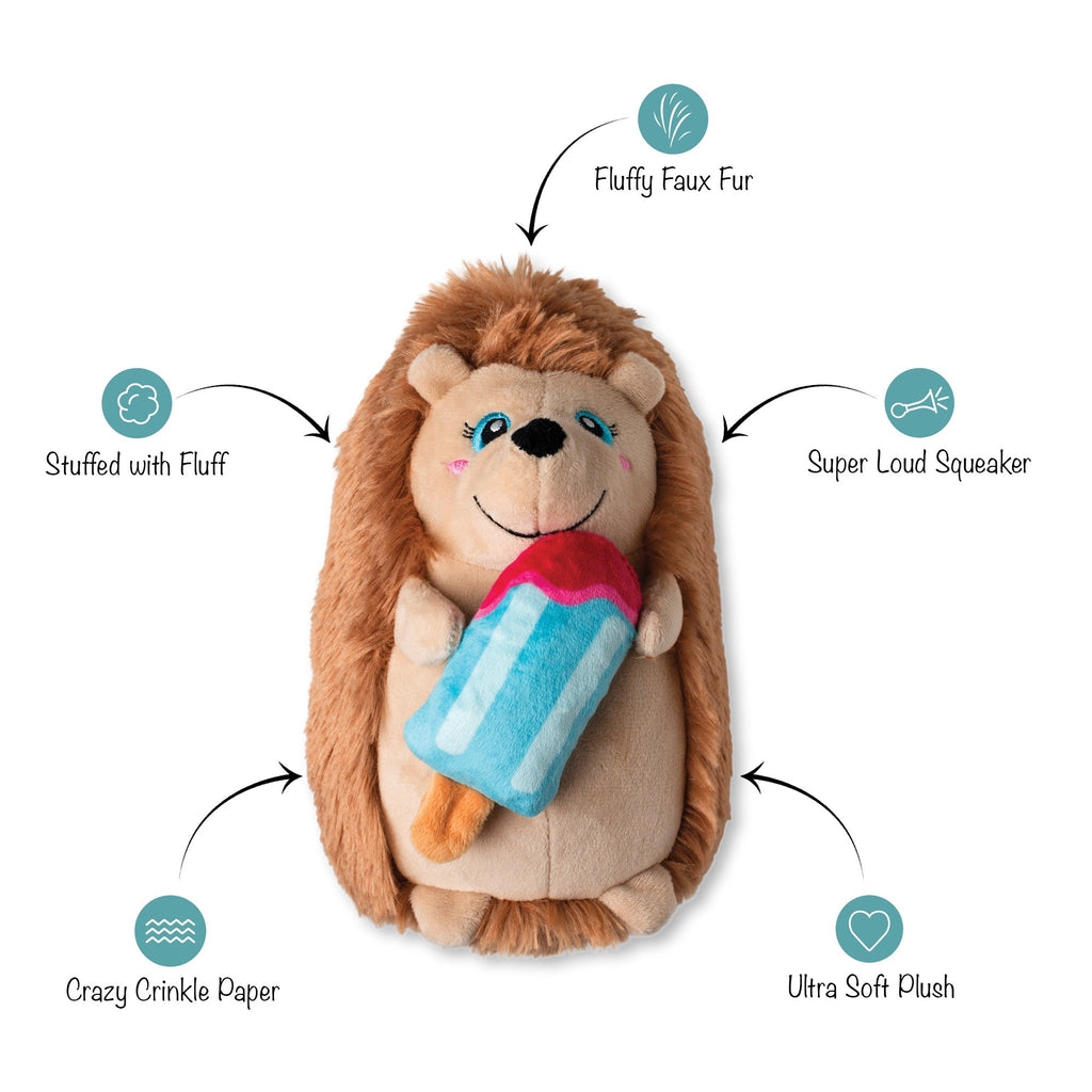 Be Cool, Be Hedgy Plush Dog Toy