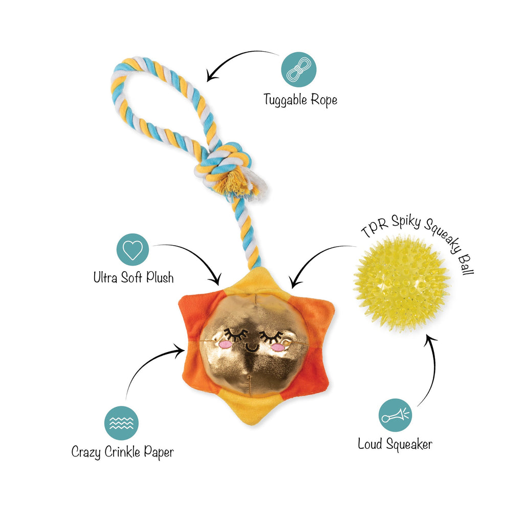 Sun-Day I'm In Love Rope Dog Toy