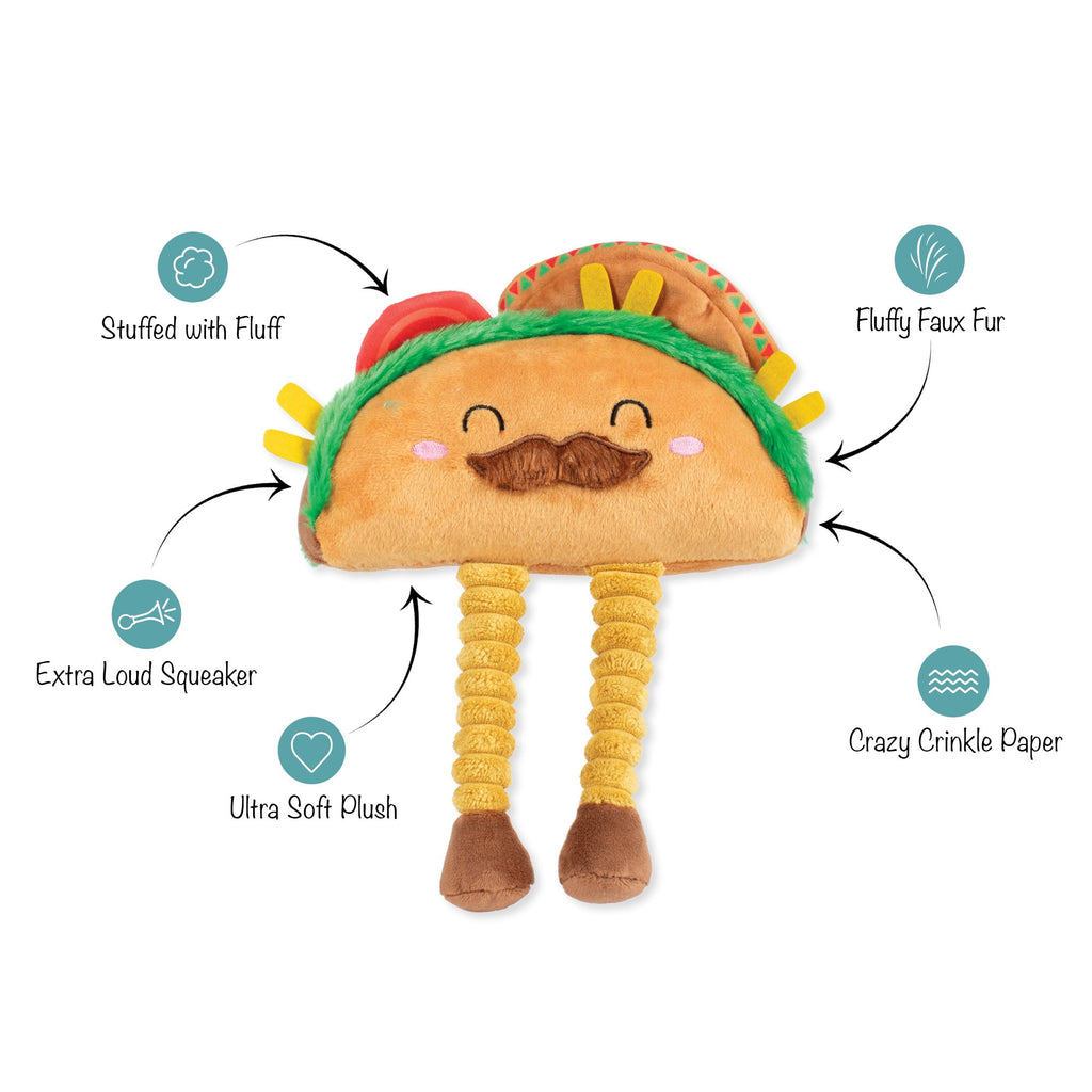 Spicy Sidekick Plush Dog Toy