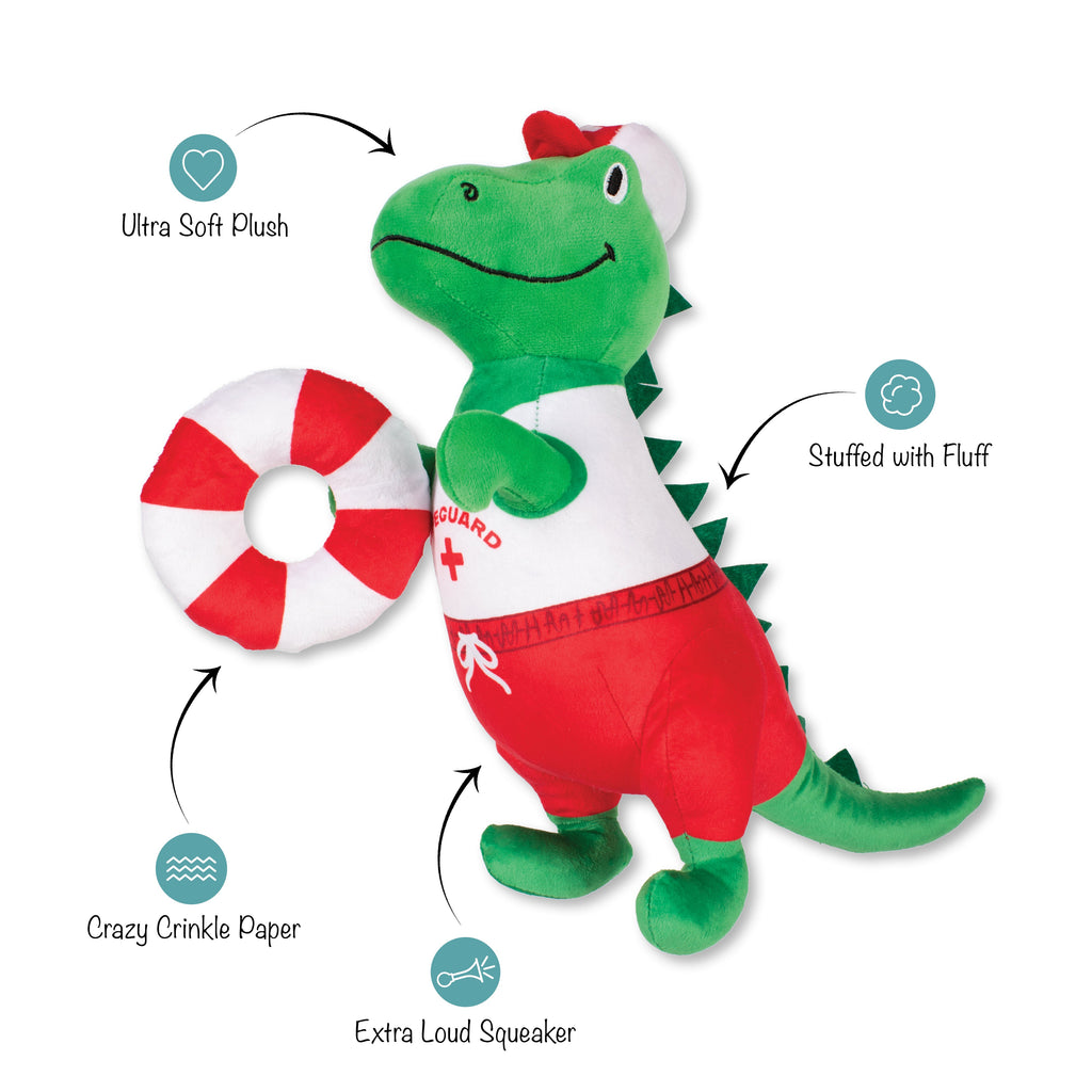 To The Rex-Cue! Plush Dog Toy